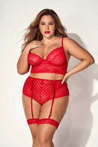 Red Rose Obsession Two Piece Set