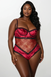 Red velvet Teddy