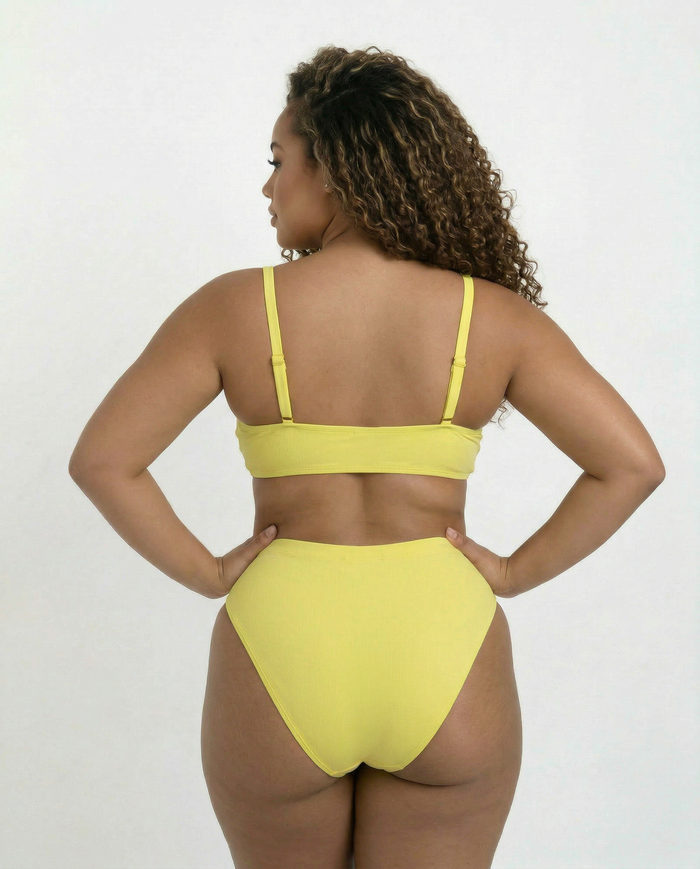 Lemon Drop High Waisted Bottom
