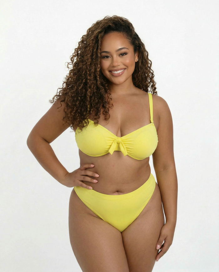 Lemon Drop High Waisted Bottom