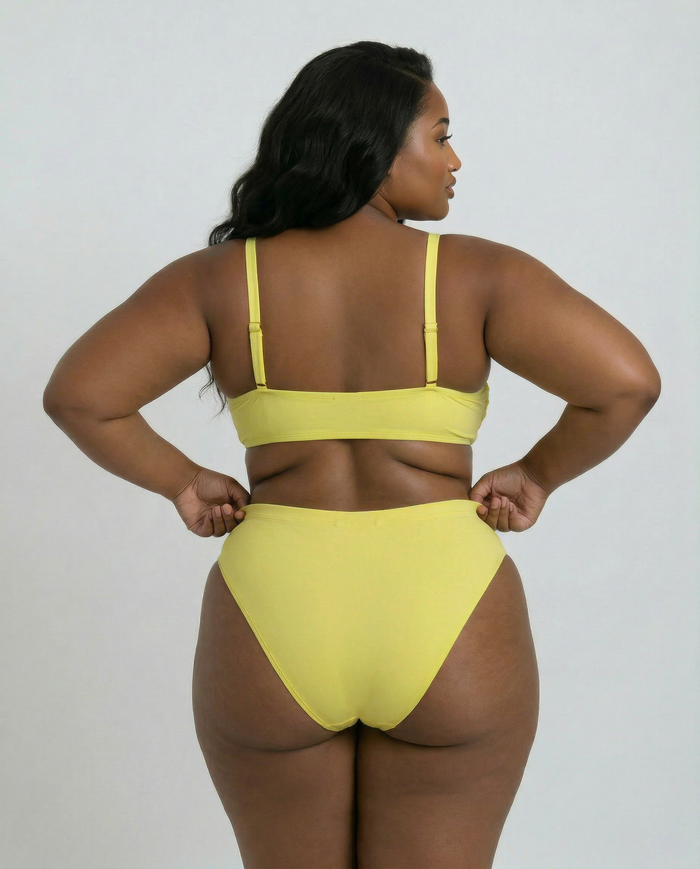 Lemon Drop Bandeau Top