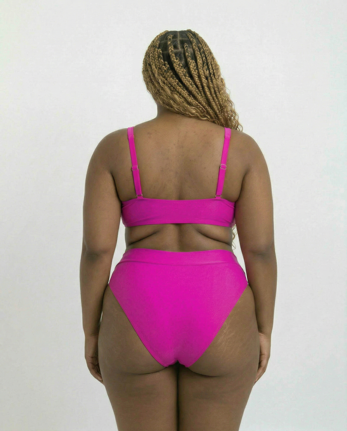 Poppin Pink High Waisted Bottom