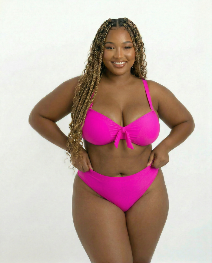 Poppin Pink High Waisted Bottom