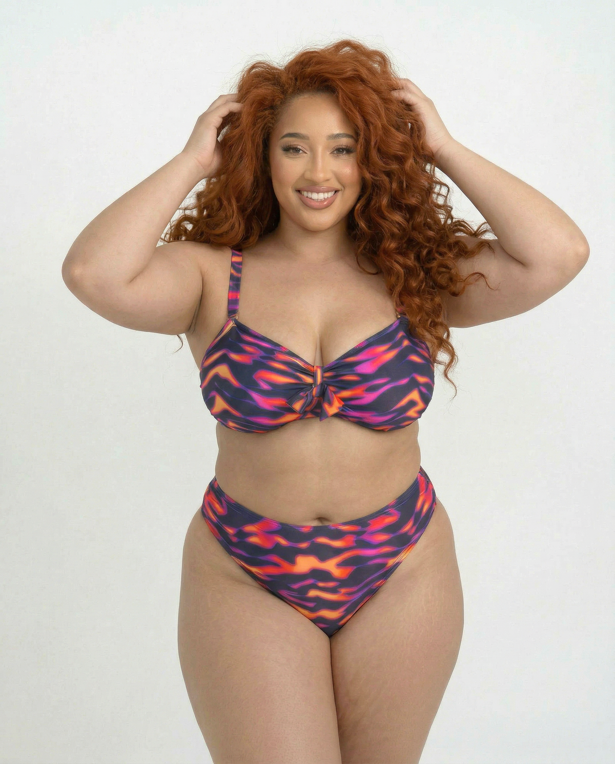 Purple Blaze High Waisted Bottom