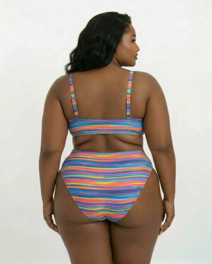 Sweet Stripes Bandeau Top