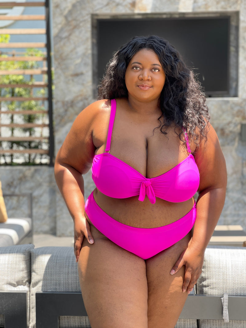 Poppin Pink Bandeau Top