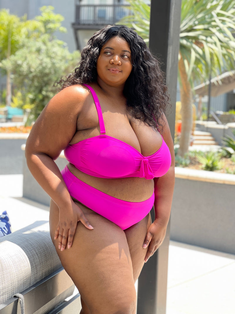Poppin Pink Bandeau Top