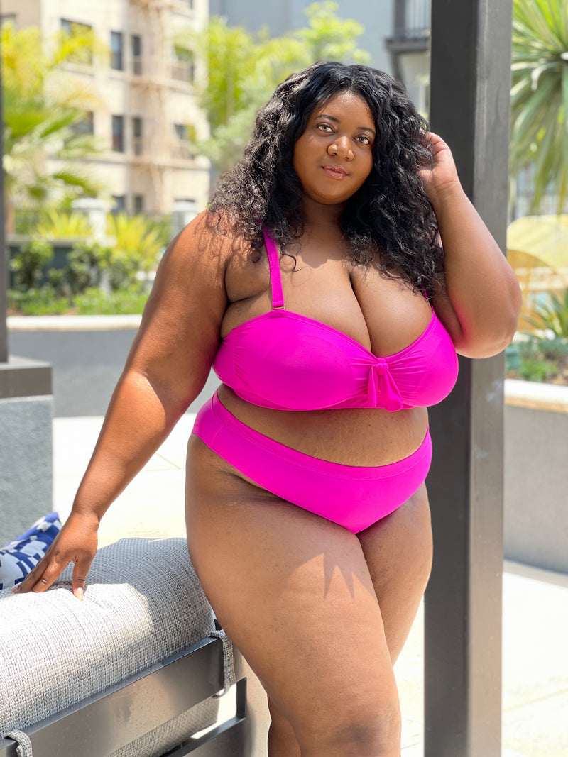 Poppin Pink Bandeau Top