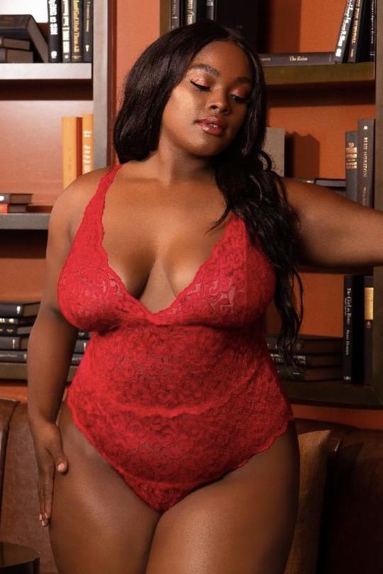 Sweetheart All Over Lace Teddy – Curvy Bombshells